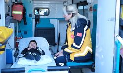 Mersin'de cam kemik hastası çocuğun Yerköprü Şelalesi'ni görme hayali gerçek oldu