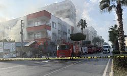 Mersin'de iş yerinde çıkan yangın söndürüldü