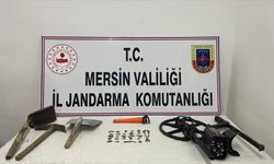 Mersin'de tarihi eser niteliği taşıdığı değerlendirilen 29 obje ele geçirildi