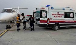 Hava ambulansı 6 günlük bebek için havalandı