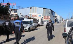 Kepez Zabıtası’ndan Hurdacılar Sitesi’ne denetim