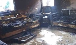 Reyhanlı’da yanan ev kullanılmaz hale geldi