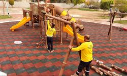 Tarsus’ta Gaspıralı Parkı modern bir görünüme kavuşuyor