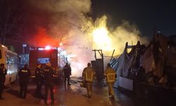 Bursa'da barakada çıkan yangında 1 kişi dumandan etkilendi