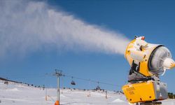 Kayak merkezlerinde suni karlama devrede