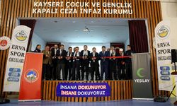 Kayseri'deki Çocuk Cezaevi'nde Yeşilay ERVA Spor Okulu Açıldı