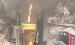 Motosiklet Tamirhanesinde Çıkan Yangın Söndürüldü