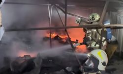 Sanayi Sitesi’nde İş Yeri Yangını Korkuttu