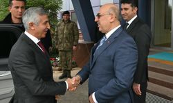 Vali Ünlüer, KSÜ Rektörü Ak’a Hayırlı Olsun Ziyaretinde Bulundu