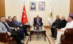 Vali Ünlüer’e Makam Ziyaretleri Devam Ediyor