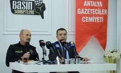Antalya İl Emniyet Müdürü Zaimoğlu, 'Basın Sohbetleri' programına katıldı