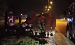 Hatay'da takla atan otomobildeki bebek öldü