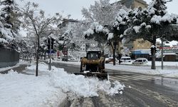 Kahramanmaraş'ta kar yağışı etkisini sürdürüyor