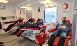 Osmaniye'de emniyet personeli kan bağışında bulundu