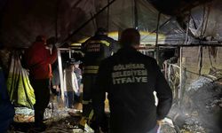 Burdur'da ahır yangını korkuttu