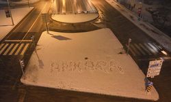 Ankara'da kar yağışı etkili oldu