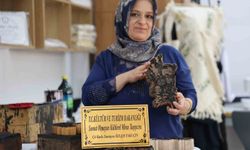 Bakanlıktan sanatçı belgesi alan usta, çit baskıyı geleceğe taşıyor