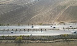 Depremde 7 Metre Kayan Yol Dikkat Çekiyor