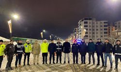 Kaymakam Sarıdoğan Yeni Yıla Görev Başındaki Personelle Birlikte Girdi