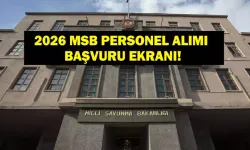 MSB PERSONEL ALIMI 2026 (PERSONELTEMİN.MSB.GOV.TR): Milli Savunma Bakanlığı personel alımı başvuruları ne zaman