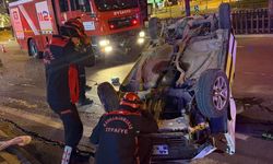 Otomobil Takla Attı: 1 Yaralı