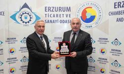 TSKGV temsilcisi Avcı, ETSO Başkanı Özakalın’ı ziyaret etti