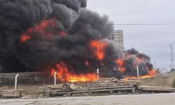 İstanbul'da depo yangını