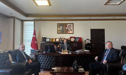 Kadastro İl Müdürü Ateş’ten Kaymakam Sarıdoğan’a Ziyaret
