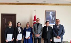 Kaymakam Sarıdoğan’dan Sağlık Personeline Başarı Belgesi