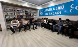 Afşin Ülkü Ocakları’ndan Gençlere Kitap Okuma Programı
