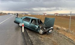 Afşin’de İki Otomobil Çarpıştı: 1 Yaralı