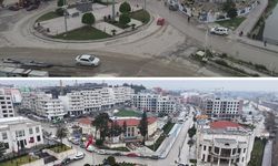 Depremlerin yıktığı Hatay'ın 3 yıl önceki hali ve yeniden inşası aynı karelerde