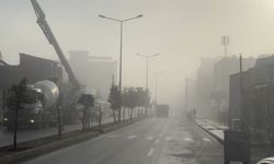 Adıyaman'da sis etkili oldu