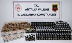 Alanya'da kaçak tütün operasyonu düzenlendi