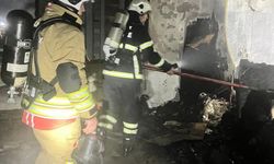 Payas ilçesinde apartman dairesinde çıkan yangın söndürüldü