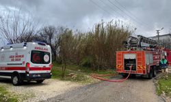 Serik'te tek katlı evde çıkan yangın söndürüldü