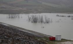 Tekirdağ'da Naip Barajı'nın su seviyesi son yağışlarla yükseldi
