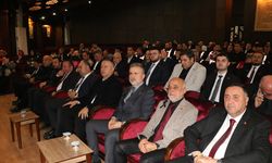 Yeniden Refah Partisi Genel Başkanı Erbakan, Hatay'da gazetecilerle buluştu