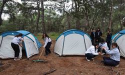 Antalya Büyükşehir Belediyesi izcileri kaynaşma kampında buluştu