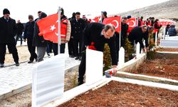 Asrın Felaketinin 3. Yılında Afşin’de Deprem Şehitleri Mezarları Başında Anıldı