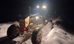 Büyükşehir’den Kırsalda Gece Gündüz Kar Mesaisi