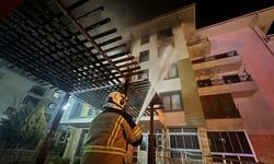 Karaman'da çıkan yangında 10 kişi dumandan etkilendi