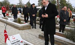 Kahramanmaraş’ta Deprem Şehitleri Kabri Başında Dualarla Yad Edildi