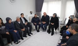 Elbistan’da Deprem Şehit Aileleri Ziyaret Edildi