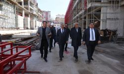 Ünlüer’den Valilik Binası İnşaat Alanında İnceleme