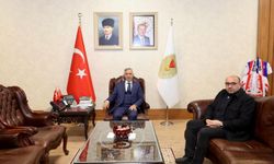 Vali Ünlüer, Milletvekili Prof. Dr. Mehmet Şahin’i Makamında Ağırladı