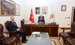 Vali Ünlüer, Yeni İl Müftüsü Güller’i Makamında Kabul Etti