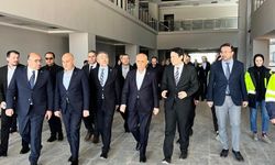 Kahramanmaraş’ta Devlet Hastanesi İnşaatında Protokol İncelemesi