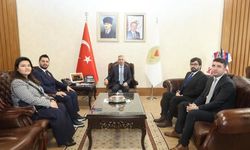 Vali Ünlüer, Ankara Genç Kahramanmaraşlılar Derneği Heyetini Makamında Kabul Etti