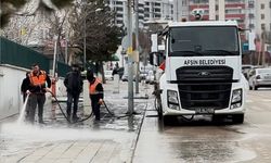 Afşin Belediyesi Ekipleri Bayram İçin Şehri Baştan Aşağı Temizliyor